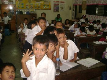 53 students per class, no absent, no tardy, no failing students, no air condition, and all students were on task and happy to be at school.... "unbelievable"
