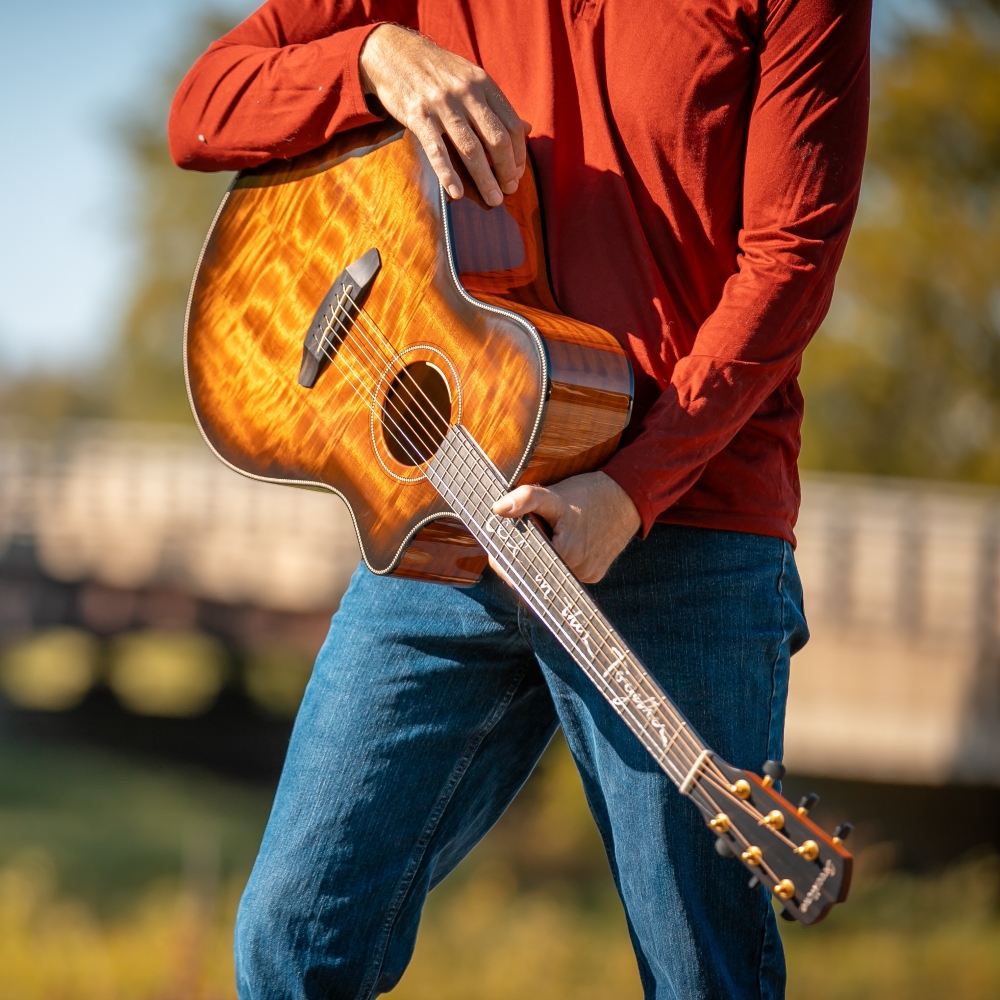 Mike Lucey Standing in the Sunshine with Breedlove Acoustic