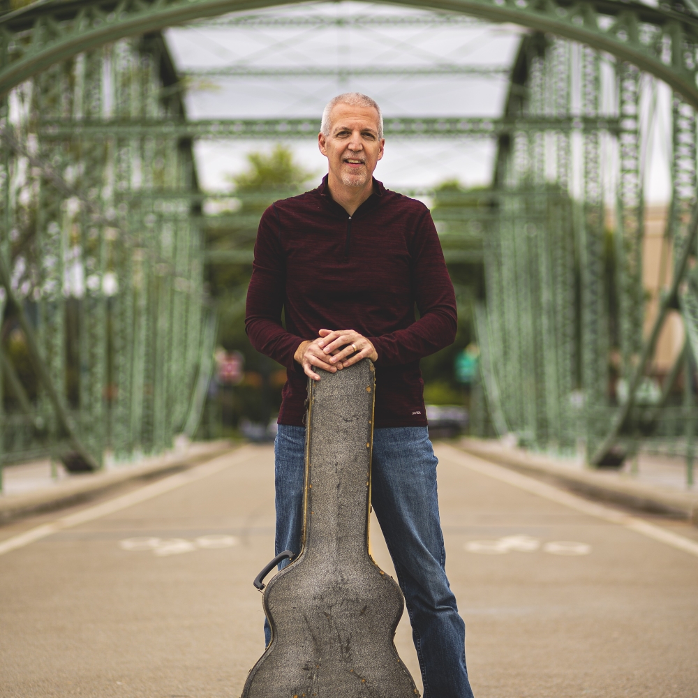 Mike Lucey on a Steel Bridge