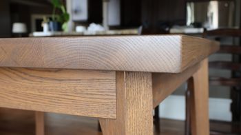 Bar Hight Breakfast Table
White Oak - Weathered Grey Stain
