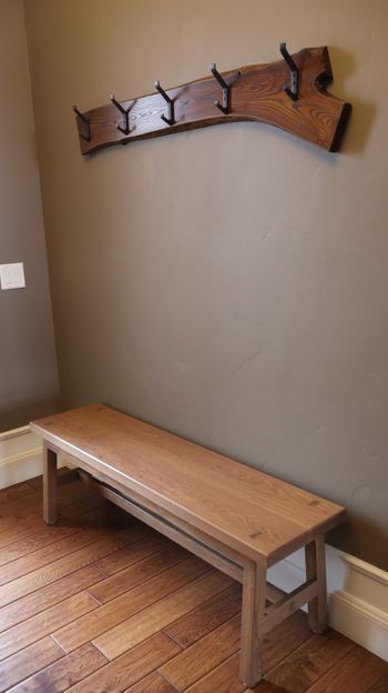 Entry Bench
White Oak - Weathered Grey Stain
