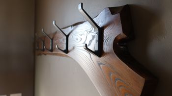 Entry Coat Rack
Russian Olive - Walnut Stain
