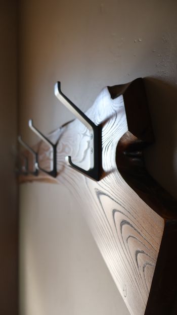 Entry Coat Rack
Russian Olive - Walnut Stain
