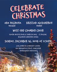 Ana's guest performace with the West End Chamber Choir