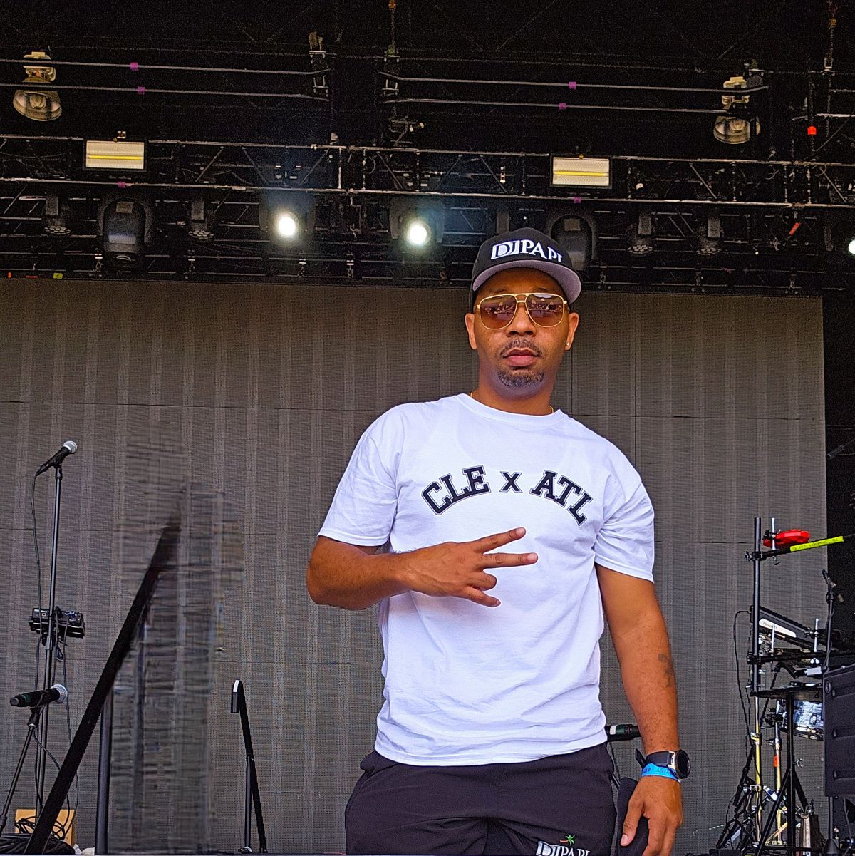 CLE x ATL White Tee