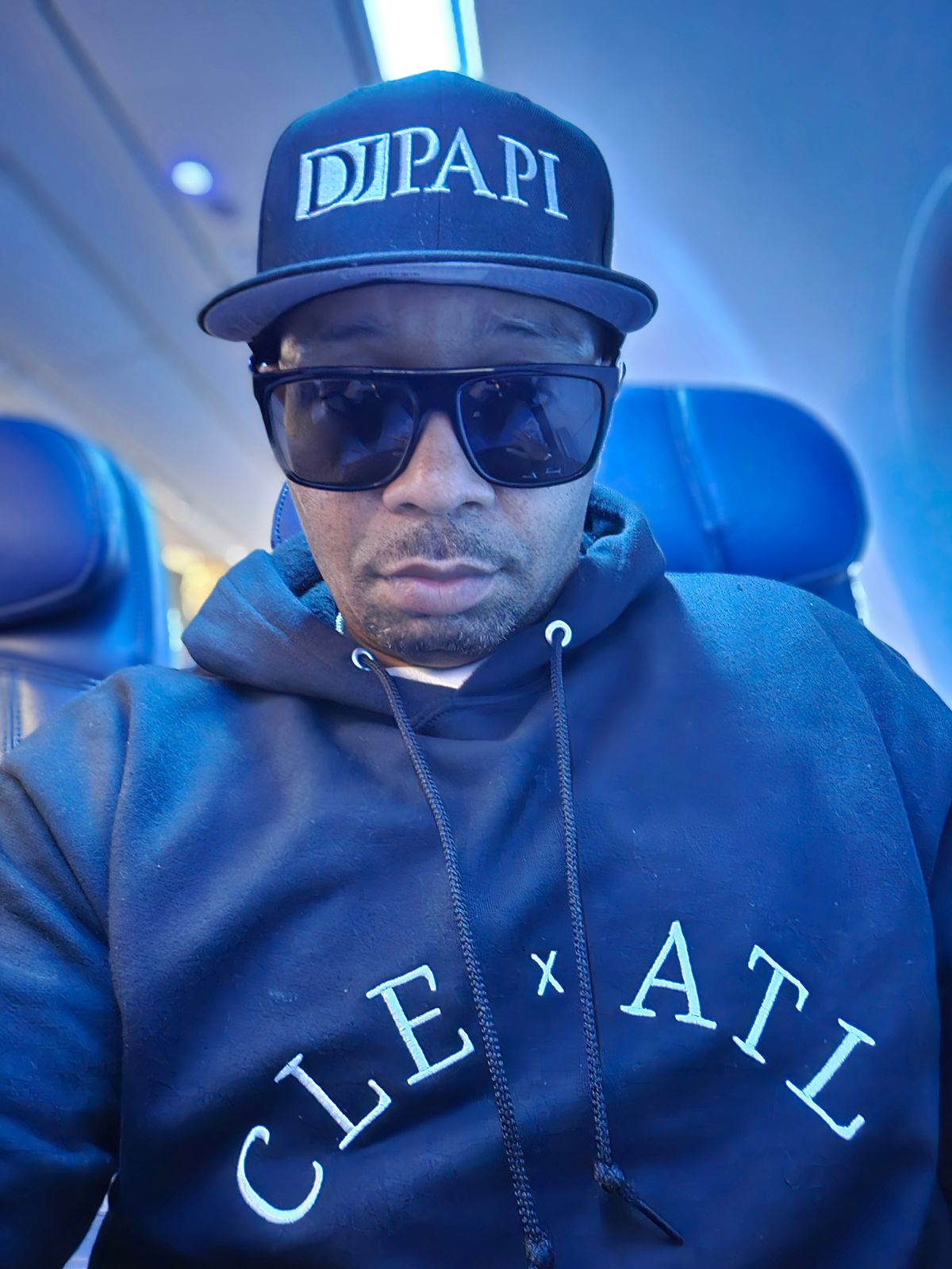 CLEXATL BLK Embroidery Hoodie 