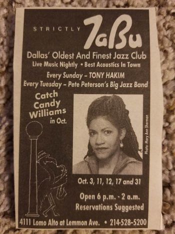 the Beloved Strictly Tabu! Maybe 1994
