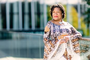 Erika Edwards photo art at Dallas Arts District
