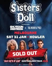 Sisters Doll - Good Day to be Alive Tour - Howler - Melbourne (SOLD OUT)