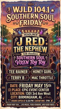 WJLD 104.1 SOUTHERN SOUL FRIDAY