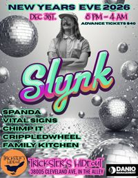 NYE Bash ft SLYNK, SPANDA, Chimp It, Crippled Wheel and Family Kitchen