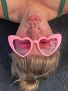 Heart-Shaped Sunglasses/ Funglasses