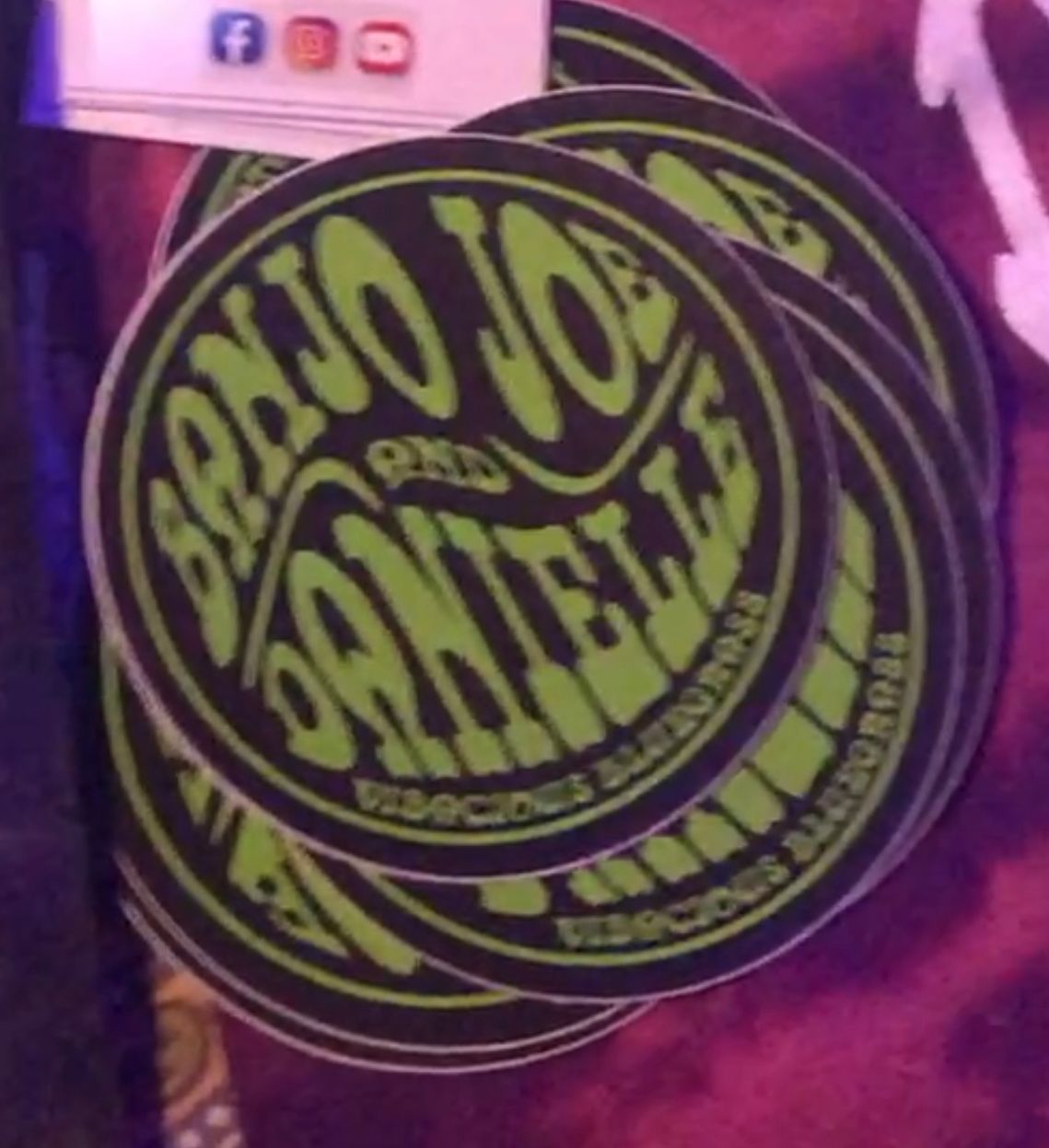 Banjo Joe and Danielle Vinyl Sticker