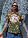 Banjo Joe Flying Through Outer Space on his Banjo Tie-dye T-Shirt