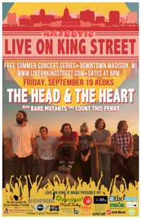 Live on MLK w/ THE HEAD AND THE HEART