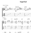 TAB: Nightfall (standard tuning)