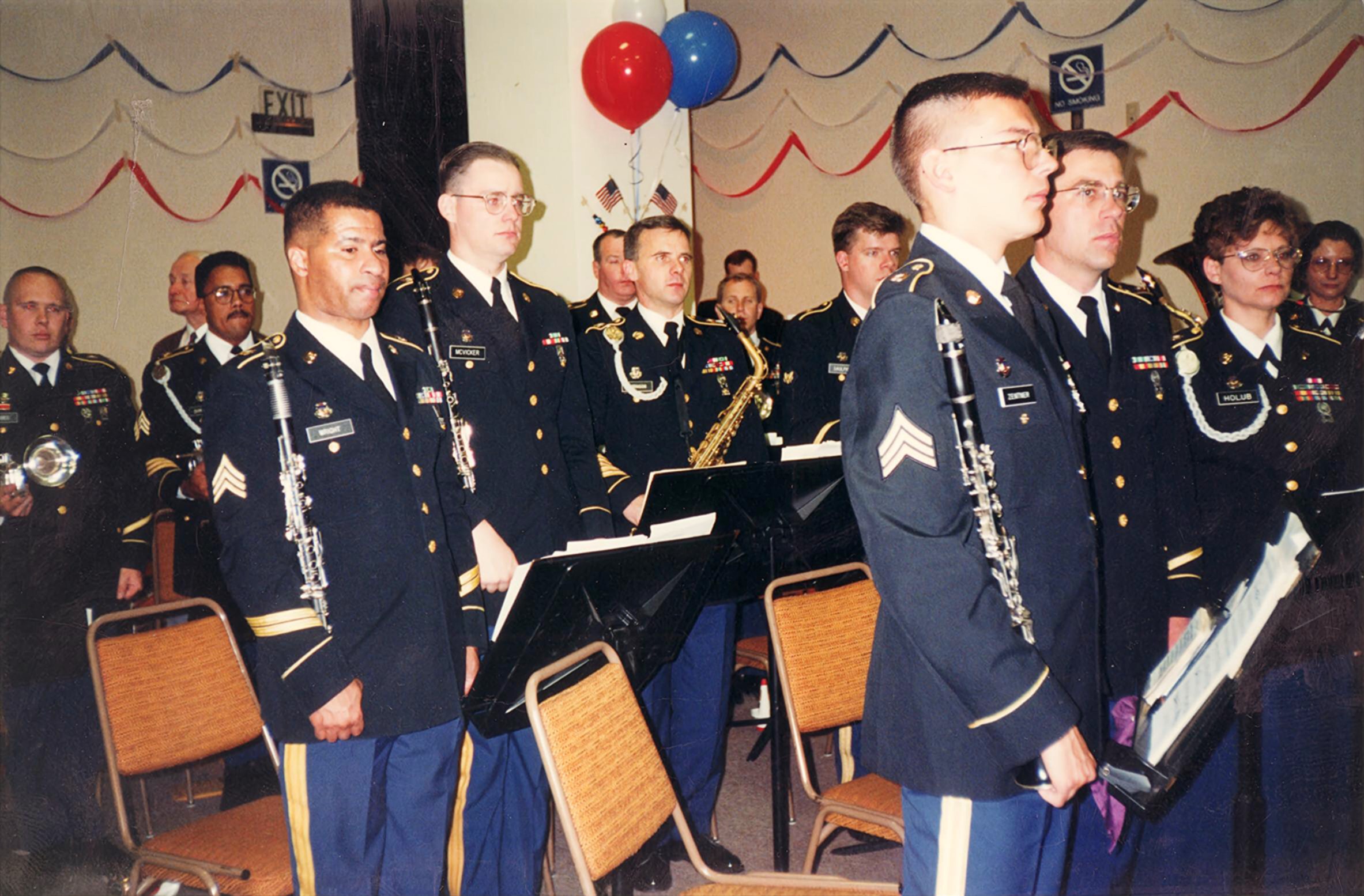 6th Army Band playing for President Clinton, Presidio of San Francisco, 1993