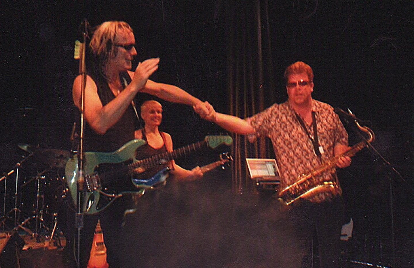 Todd Rundgren post-performance handshake and announcement for Brian Grace, Las Vegas 2008