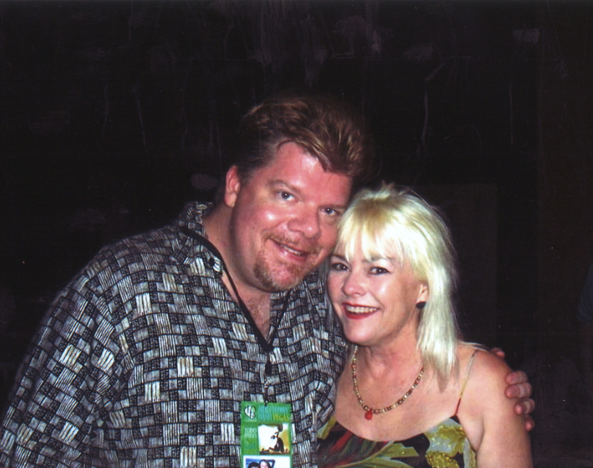 Brian Grace with Michele Rundgren, Todd's wife, Las Vegas 2008