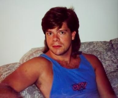 Brian Grace with his mullet in 1992 - the Marshall Brothers era, just before the Presidio