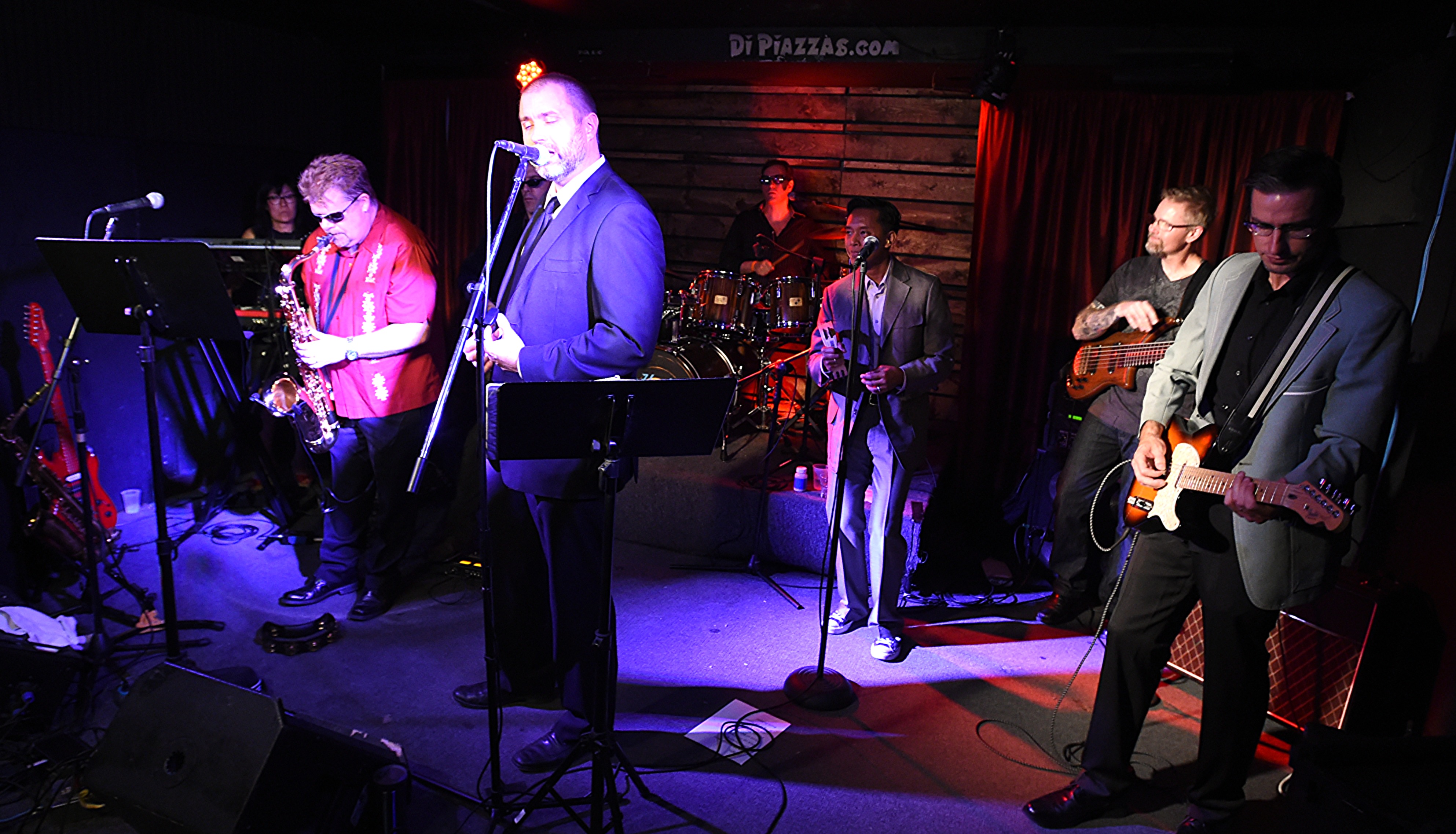 The Hard Cuts performing live, Long Beach CA, 2015