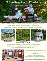 Arvi and James Songwriting-Food-Yoga Retreat