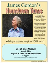 James Gordon's "Hometown Tunes" show 
