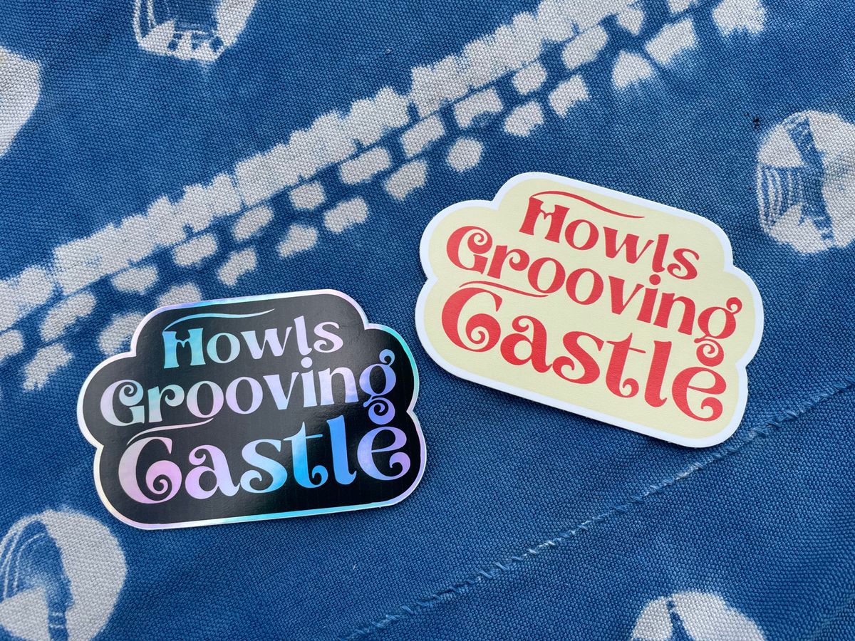 Howl's Grooving Castle Stickers