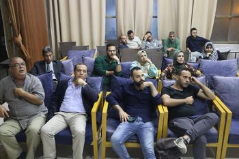 Kofia film launch at Jamal Studios, Gaza, 6 November 2021
