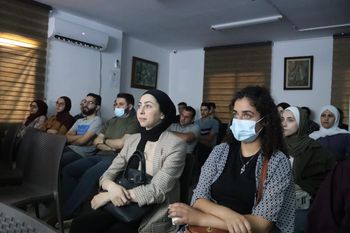 Kofia premiere at the Cultural Symposium Club, al-Khalil/Hebron, 18 August 2021
