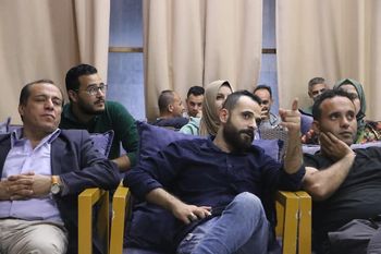 Kofia film launch at Jamal Studios, Gaza, 6 November 2021
