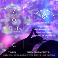 Zoetic, A Resonant Medicine event 