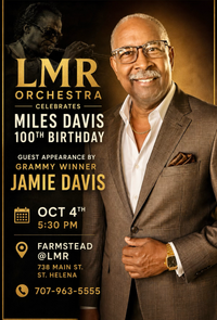 LMR Orchestra Celebrates Miles Davis 100th Birthday with Guest Appearance by Jamie Davis