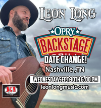 Leon Long at The Opry Backstage Grill
