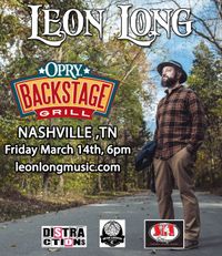 Leon Long at The Opry Backstage Grill