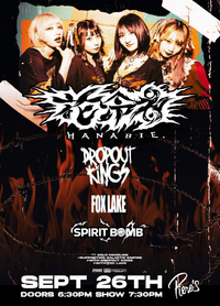 Spirit Bomb @ Piere's w/ HANABIE  $25 In Advance - ALL AGES!