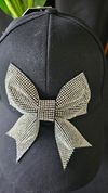 Black Bow Cap