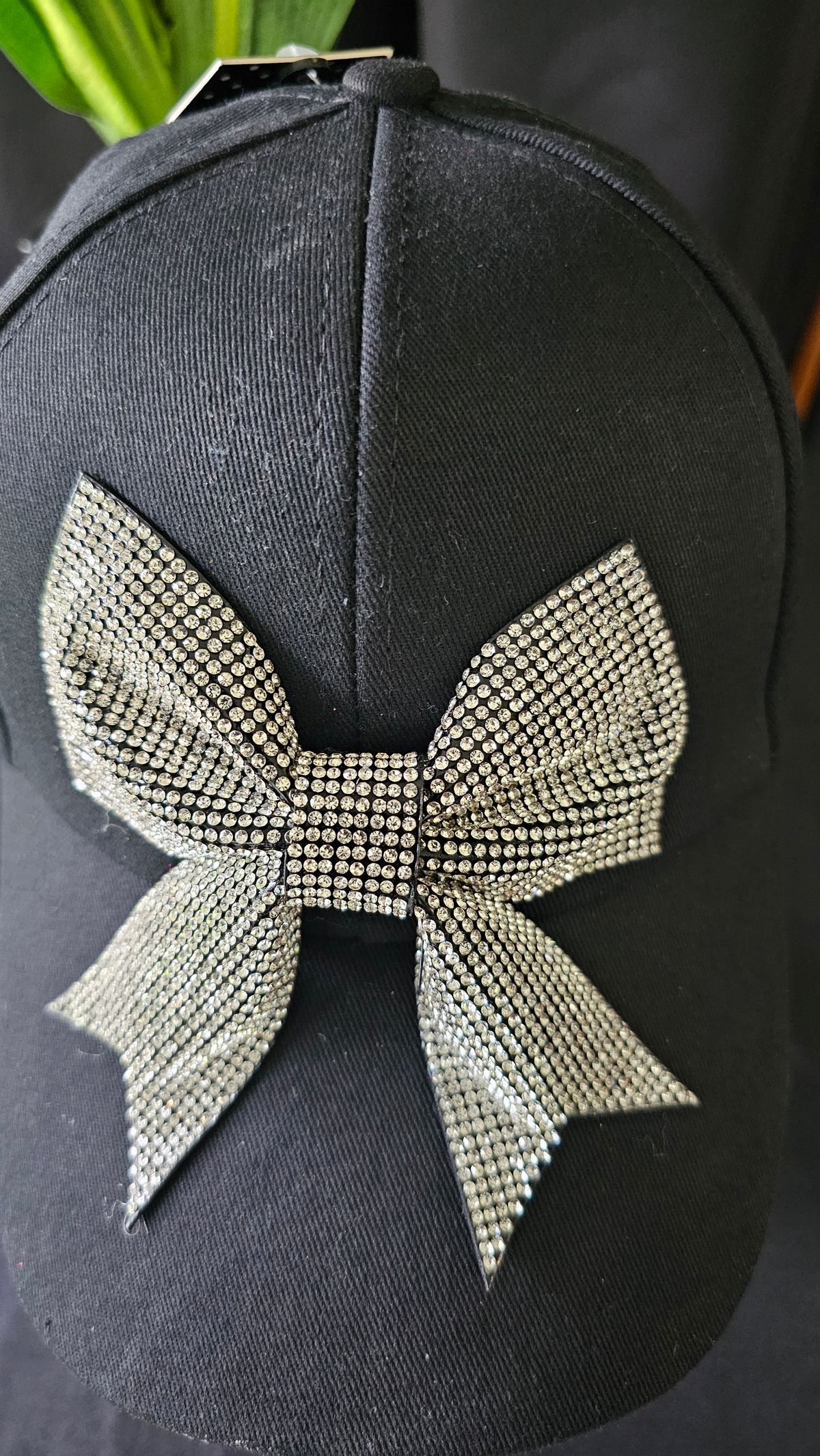 Black Bow Cap