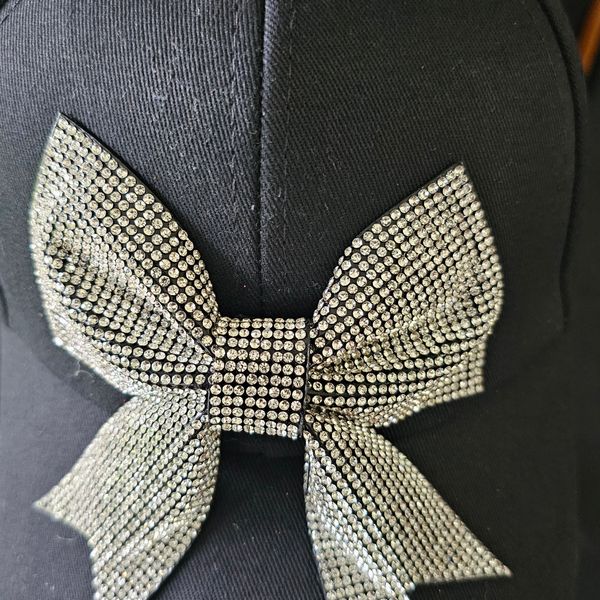 Black Bow Cap