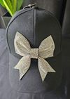 Black Bow Cap