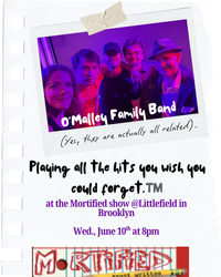 O'Malley Family Band at the Mortified Show