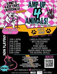 80's Unleashed Live at Louie's for Amp Up 4 Animals Benefit!!