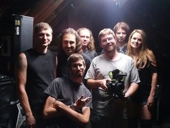 Picture with videographer Shawn Schaffer, Naked Smile video Day 2, June 17th 2012
