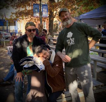 Worn out after our show in Sunbury!
