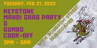 Sit in with The Bourbon Street Hurricanes at the Keystone Mardi Gras Party and Gumbo Cook-Off 