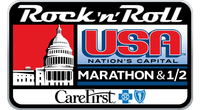 Allison Shapira and Josh Urban at the Rock N Roll Marathon