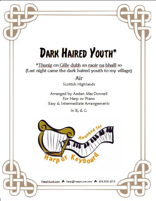 Dark Haired Youth Sheet Music