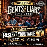 Gents & Liars Live