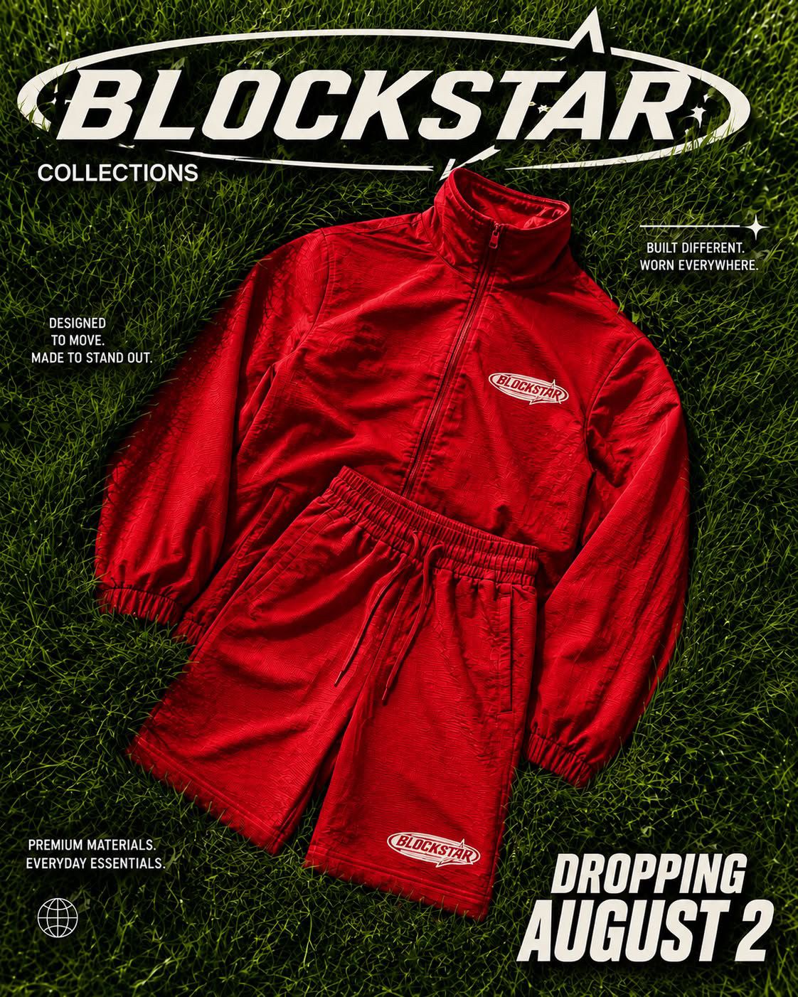 Red BlockStar Tennis Set 
