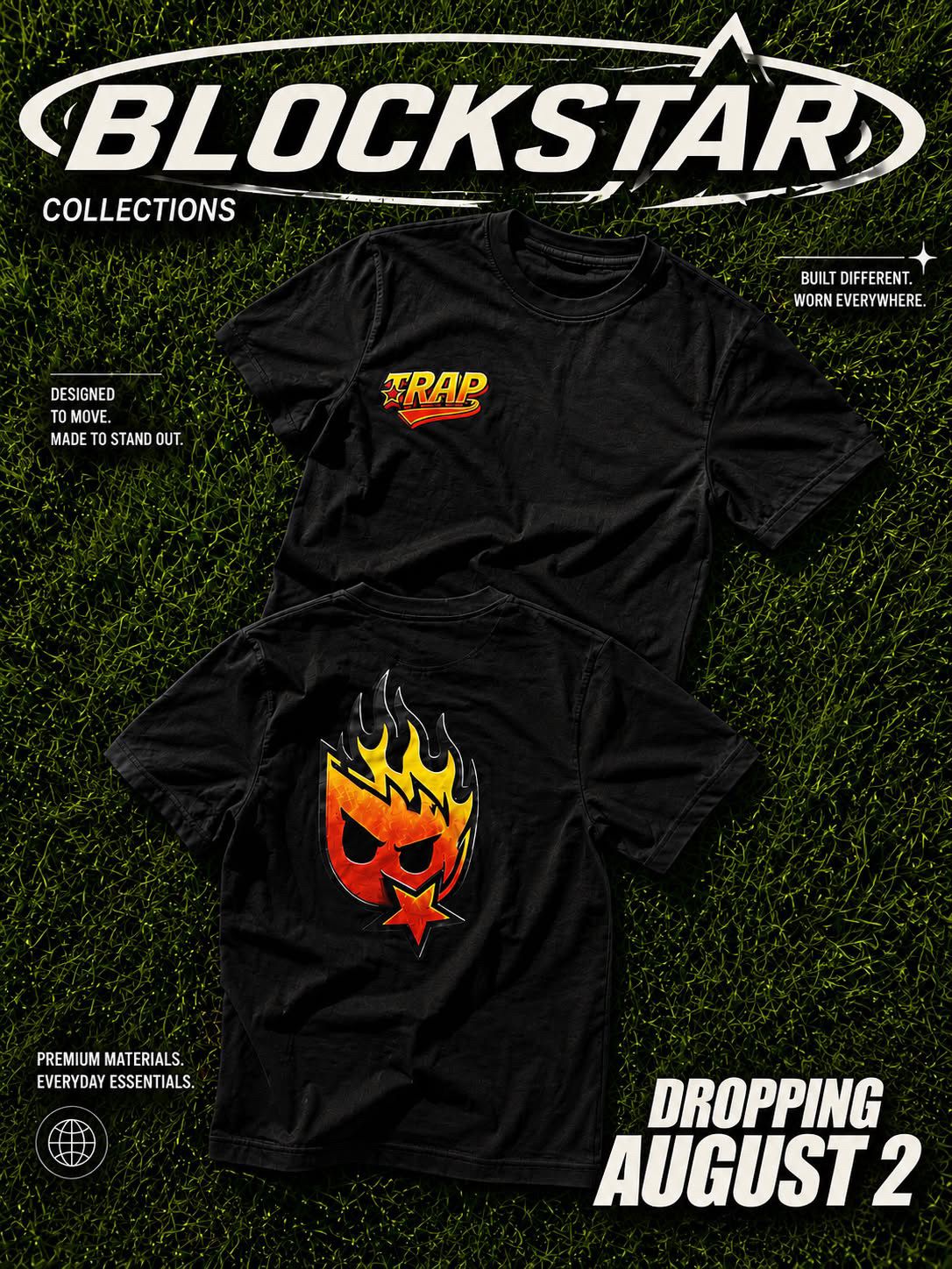 Black Oversized Trap Tee